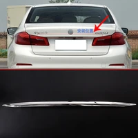 new 304 stainless steel rear door trunk lid styling for bmw 5 series 2018 1 pc