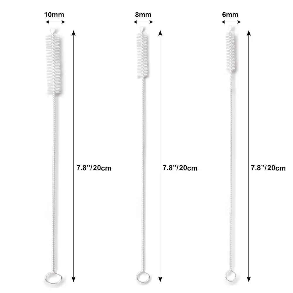 WALFOS 10 шт./компл. рыбы трубка для цистерны Кисть Силиконовая Стекло всасывающая