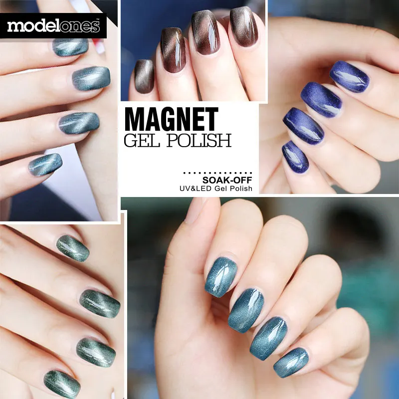 Modelones 10 мл кошачий глаз ногтей гель лак Долгое Vernis полу для магнит УФ хамелеон