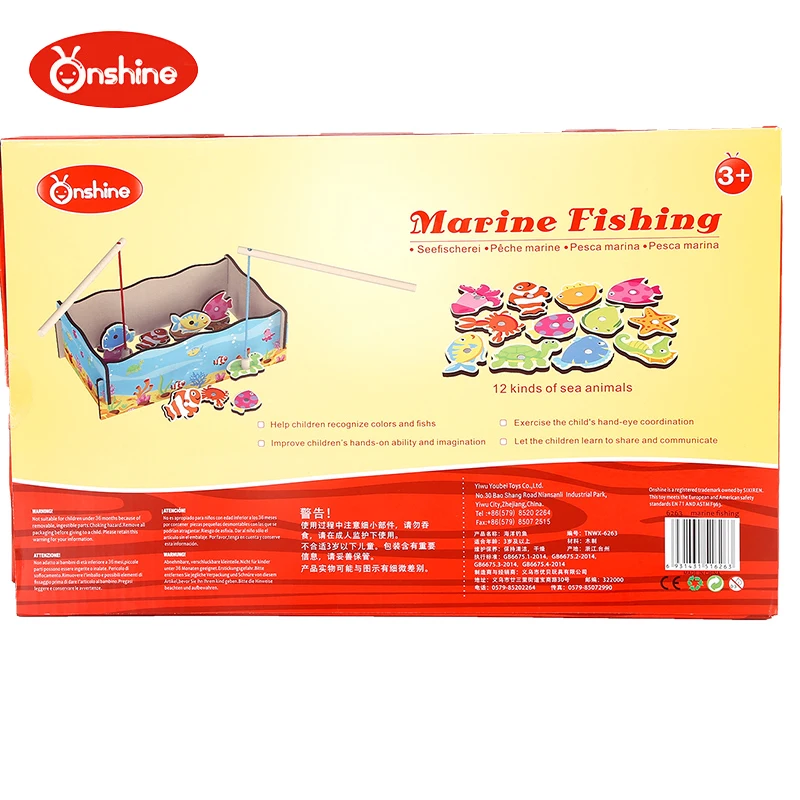 Настольная игра-головоломка Onshine детская морская рыболовная игра магнитная