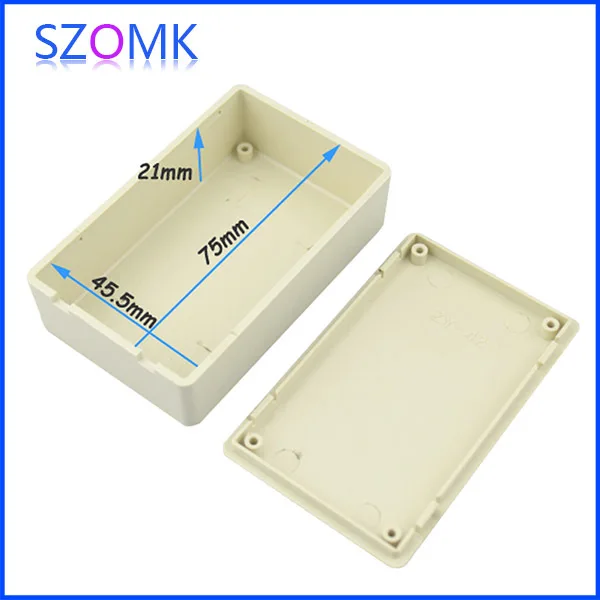 Abs корпус переключателя для платы pcb небольшие пластиковые ящики (5 шт.) 80*50*25 мм abs