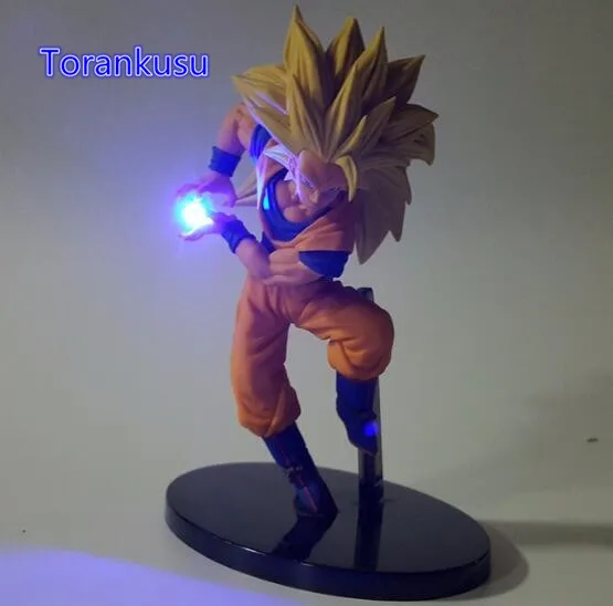 Dragon Ball Z Son Goku экшн фигурка Kamehameha DIY Набор светодиодных ламп супер Сон Гоку модель