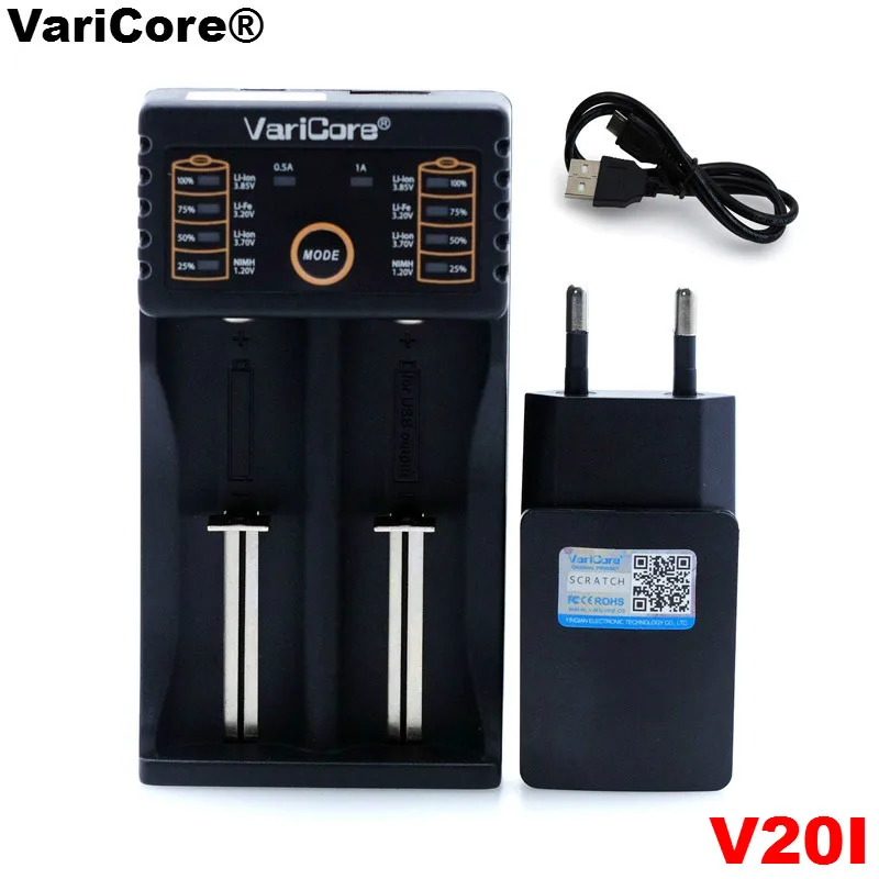 VariCore U4 V10 V20I 18650 Зарядное устройство 1 2 V 3 7 зарядное для никель кадмиевых или