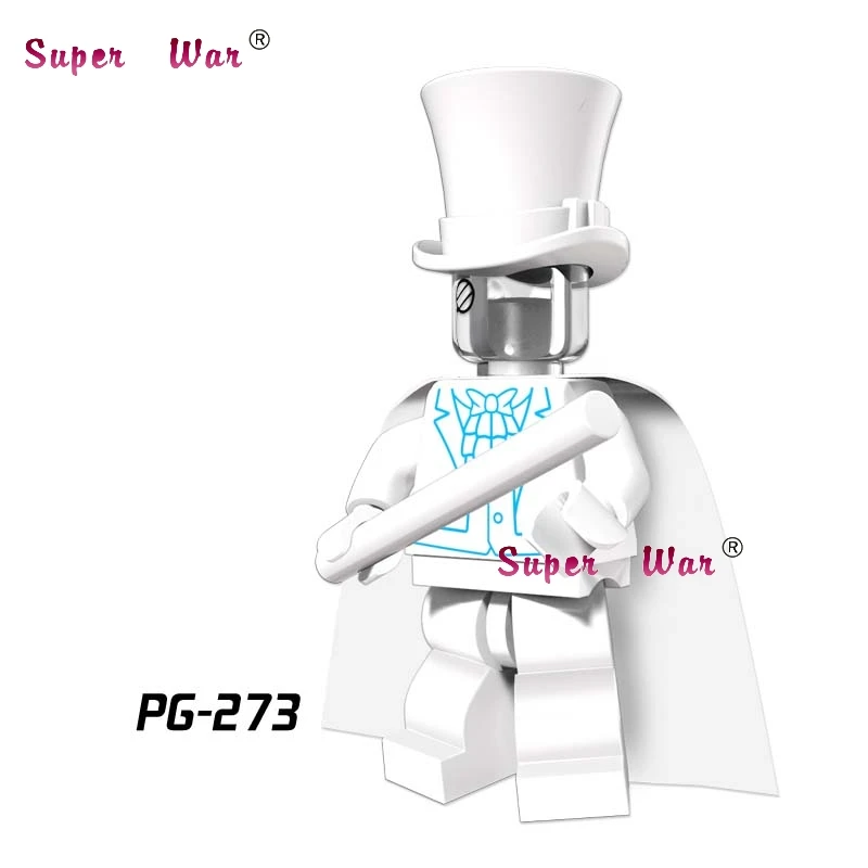 Один супер герой Marvel DC Джокер клан пещеры белый красный фонарь Бэтмен комиксы строительные блоки кирпичи игрушка для детей - Цвет: PG273