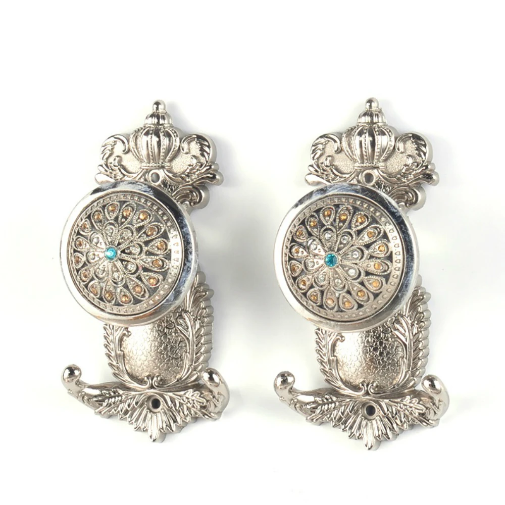 2 шт./пара крюк в стену для Шторы кисточка из Европейского Стиль цинковый сплав и