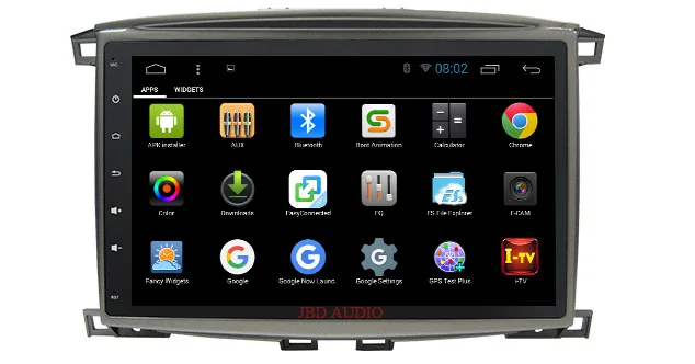 JBD 10 1 дюймов Высокое разрешение android автомобильный gps для Toyota landcrusier LC100 головного