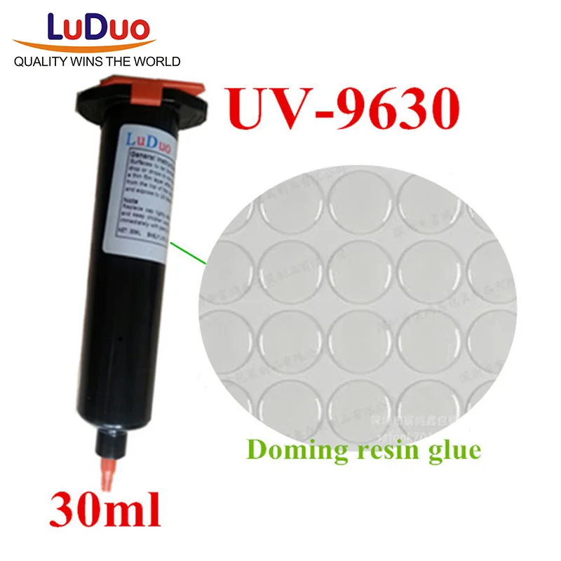 DIY UV 9630 УФ куполообразная Смола мягкая 30 мл клейкая Жидкость оптический