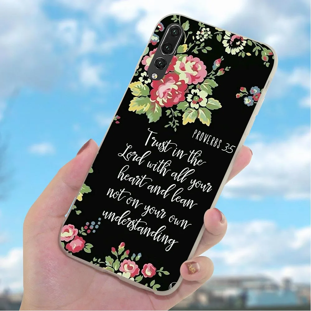 Мягкий чехол для телефона из ТПУ с изображением Иисуса Христа Huawei P20 P10 P8 Lite Pro P9 Mini
