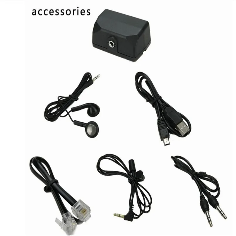 Цифровой Аудио Диктофон New8GB перезаряжаемый диктофон телефон MP3 + наушники кабели