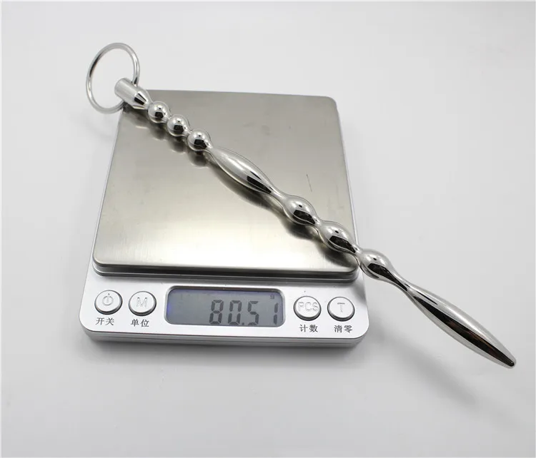 200 мм (7 87 '') из нержавеющей стали мочевые пробки Бусины Металлические