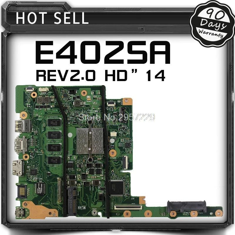 E402SA для ASUS E402MA E502MA Материнская плата ноутбука интегрированный процессор на борту