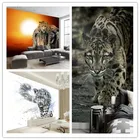На заказ холст искусство тигр постер тигр животные аквариум Акула стена леопард лев обои роспись спальня декор
