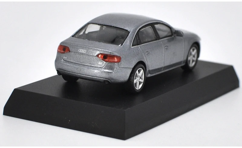 1: 64 литая под давлением модель для Audi A4 серый Седан сплав игрушечный автомобиль миниатюрные подарки S4