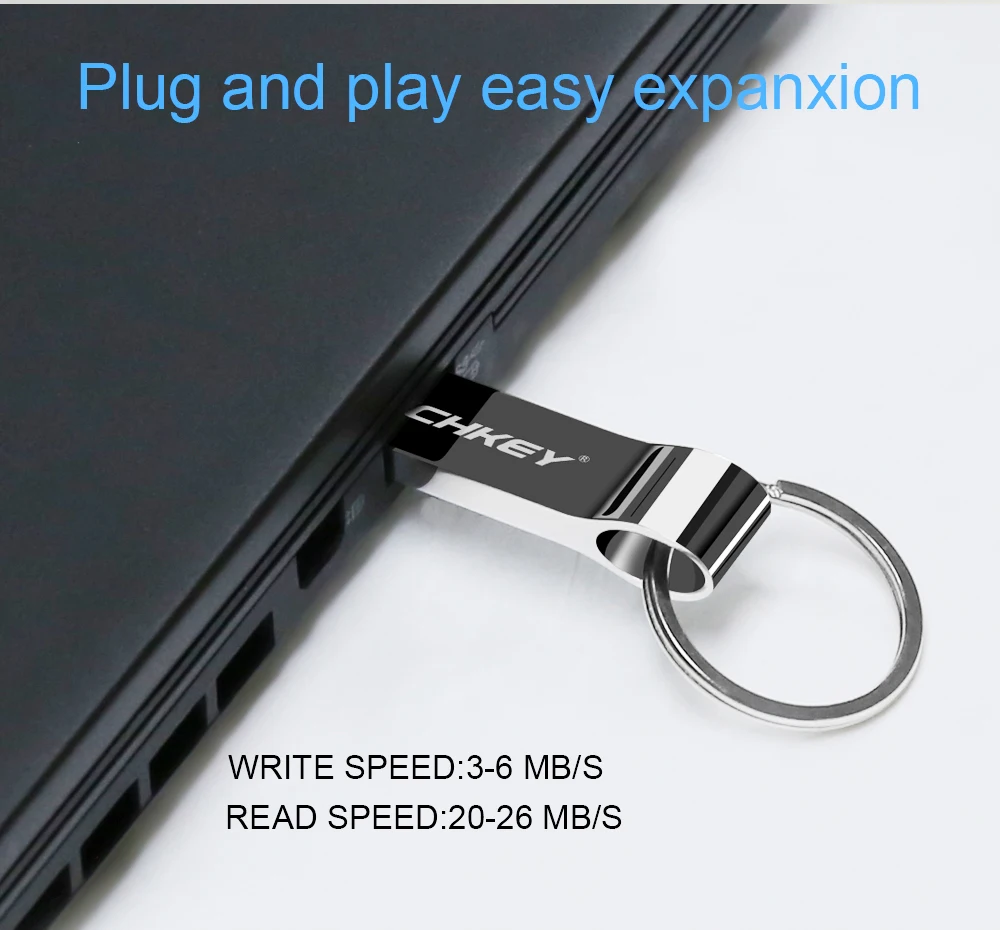 Горячая Распродажа usb флеш-накопитель 32GB V285W водонепроницаемый металлический флеш-накопитель 16GB 8GB 64GB 4GB Флешка флеш-накопитель с кольцом для ключей