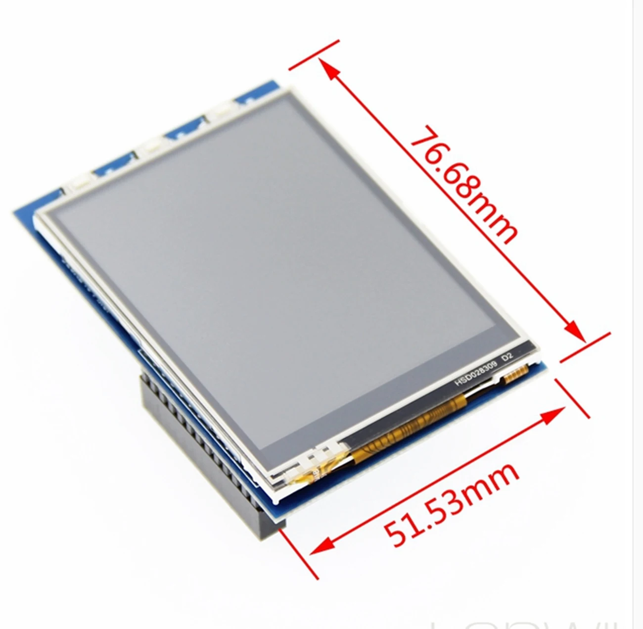 2,8 дюймов MHS Raspberry Pi цветной TFT ЖК-дисплей модуль высокоскоростной SPI поддержка 3B