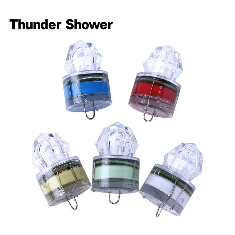 ThunderShower 5 шт. светодиодный глубокое падение Подводные рыболовные приманки в виде