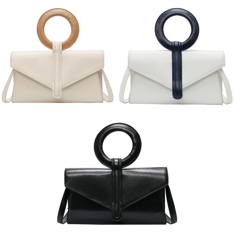 Youda 2019 Новая мода Сумочка с кольцом Женские Элегантные Простые Наплечные сумки