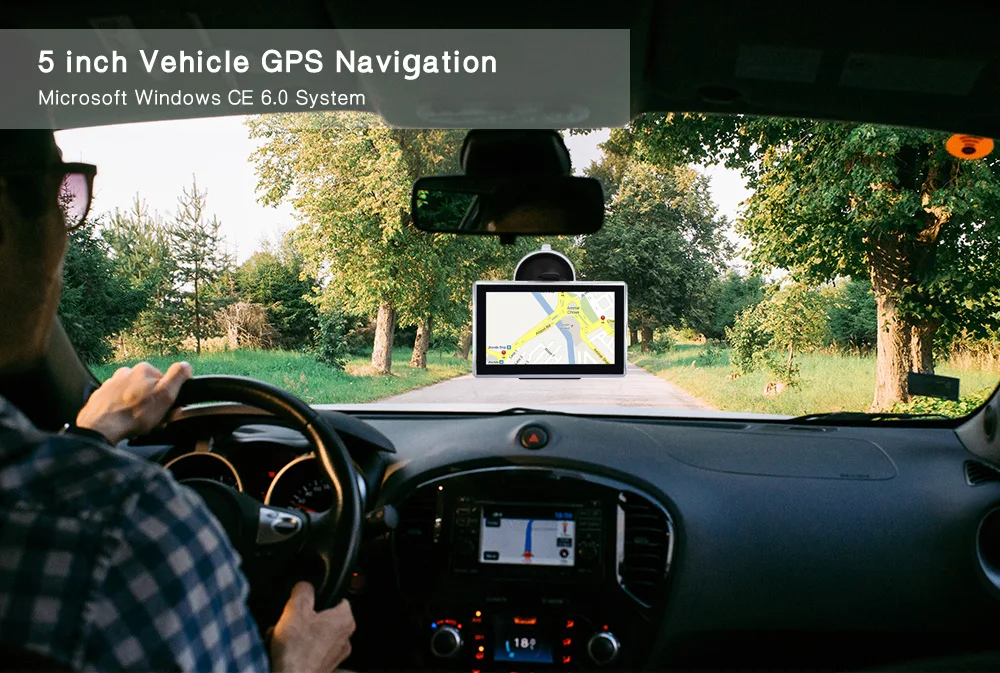 A2 5 дюймов Автомобильный gps навигатор Navagator TFT lcd сенсорный экран Windows CE 6,0 Автомобильный аудио плеер FM радио Автомобильный gps навигатор
