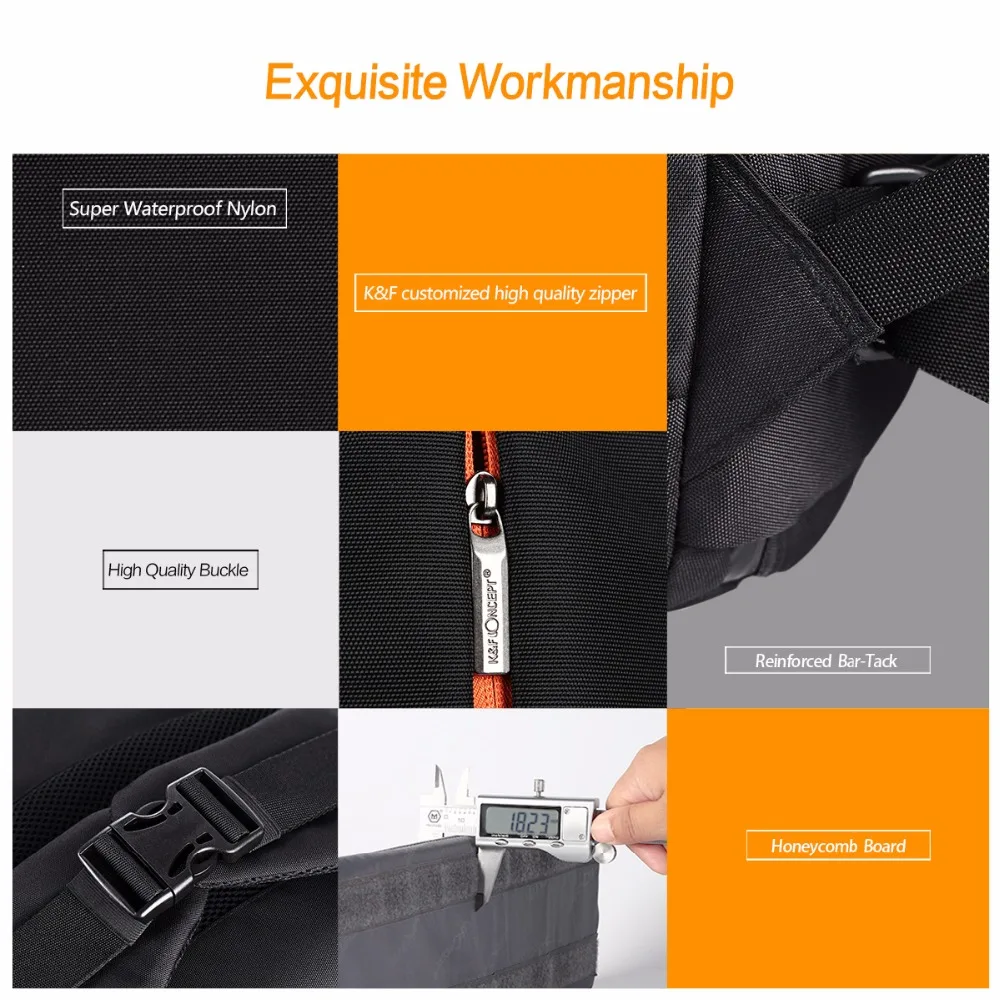 Men Woman Multifunctional Camera Backpack DSLR Bag for Laptops Tablets+ Waterproof Rain Cover for Canon Nikon Camera Accessories