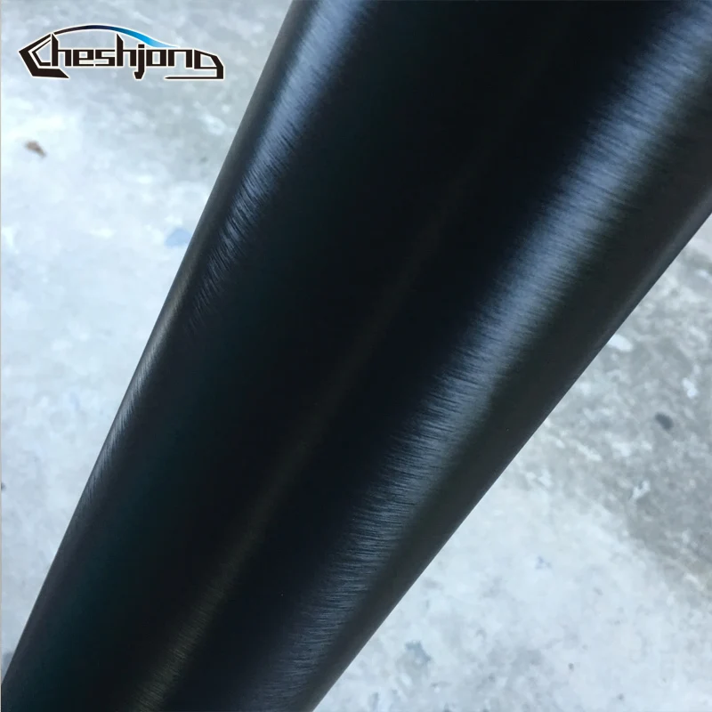 Черная алюминиевая матовая виниловая пленка для отделки автомобиля мотоцикла