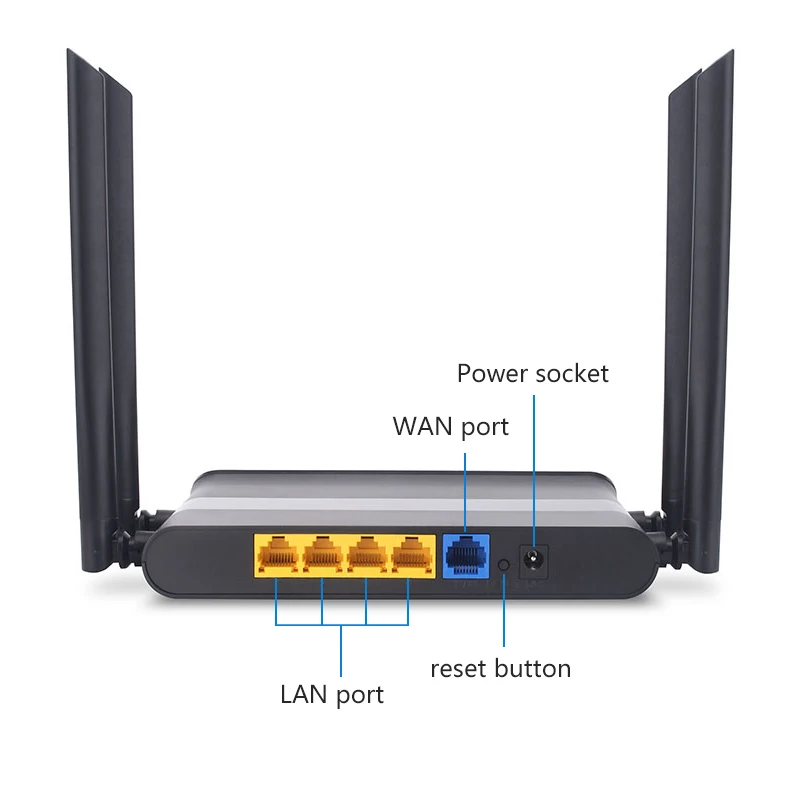 Cioswi 2.4G Openwrt 300Mbps Home Professional Wireless Wifi Router FCC CE Certification Stable Wifi Signal DDR2 128MB Flash 16MB