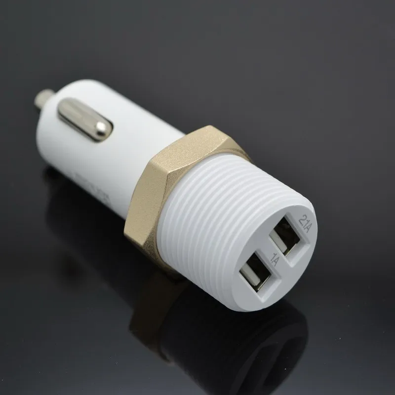 Зарядное устройство USB в автомобильный прикуриватель 5V 2.1A 1A