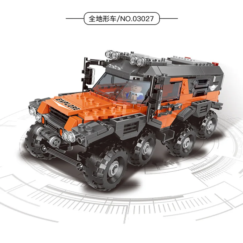 Xingbao xb03027 супер внедорожник игрушка грузовик в сборе маленькая частица