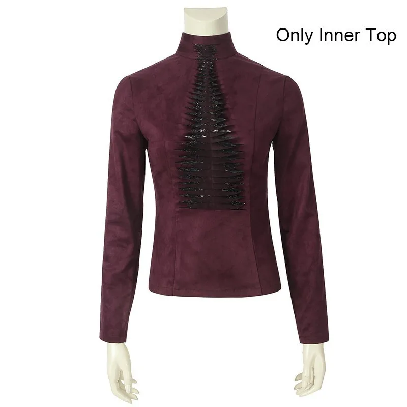 Only inner top Игра престолов Сезон 8 костюм Серсея Ланнистер косплей Королева для взрослых платье на заказ Хэллоуин Рождество карнавальный халат вечерние доспехи - Цвет: Only inner top
