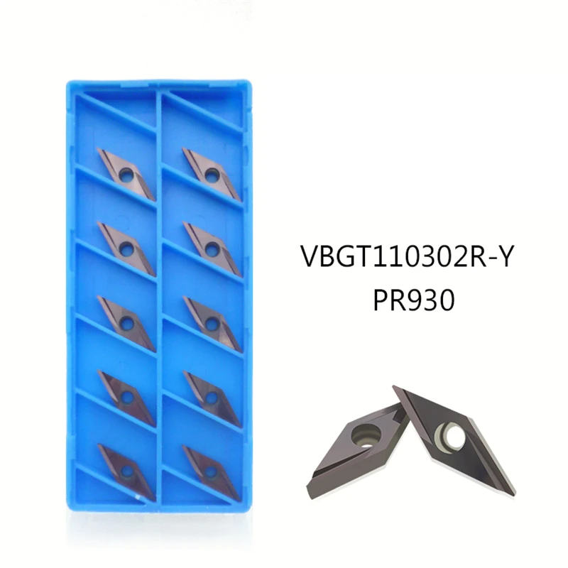 

YZ66 10pcs VBGT110302R-Y PR930 Cermet Inserts New