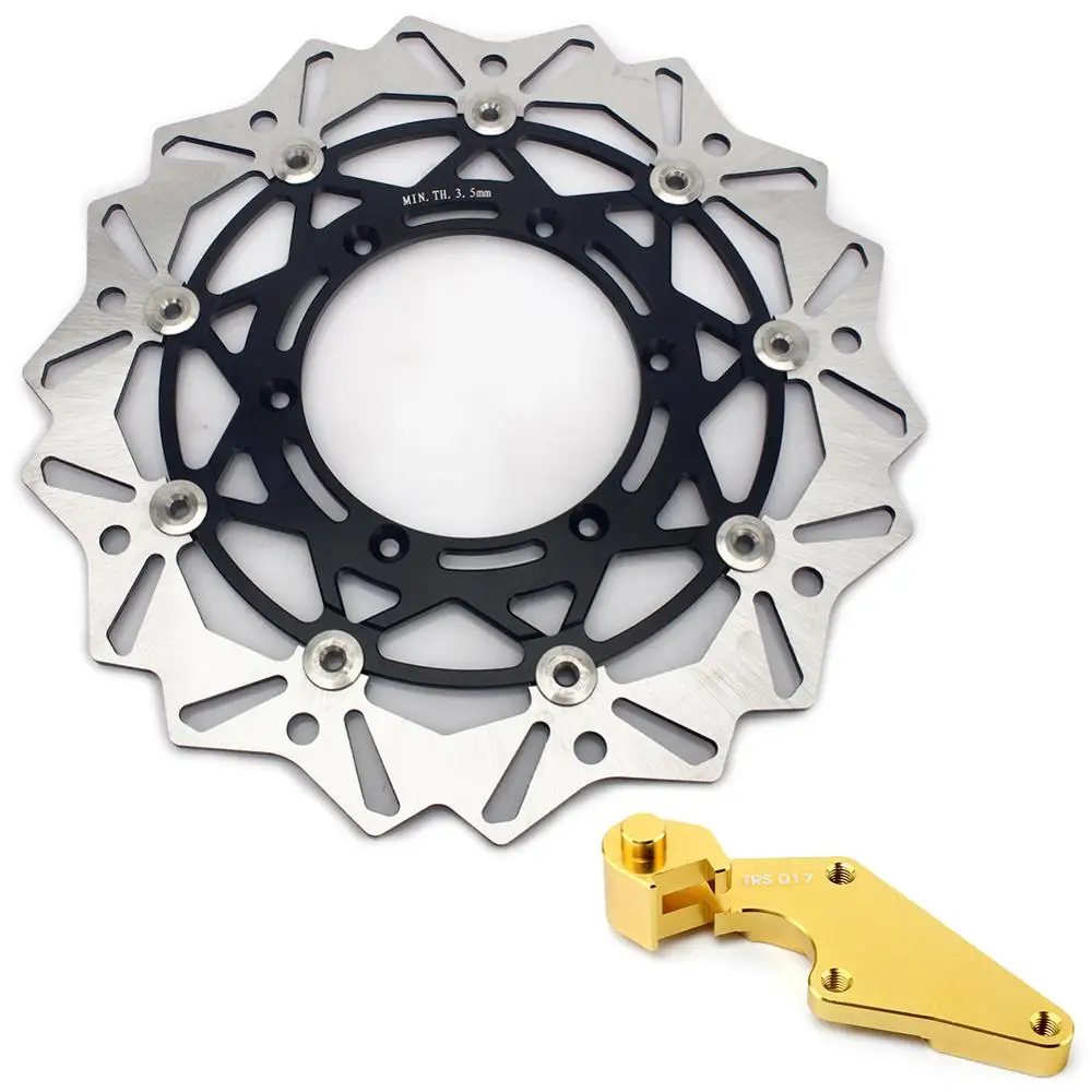 Передний кронштейн для ротора тормозного диска BIKINGBOY Yamaha YZ F 250 450 2008 2009 2010 2011 2012 2013