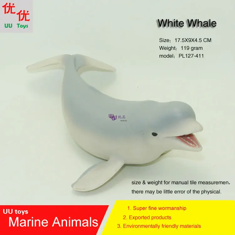 Горячие игрушки Белуга КИТ (Белый Кит) модель моделирования морские животные