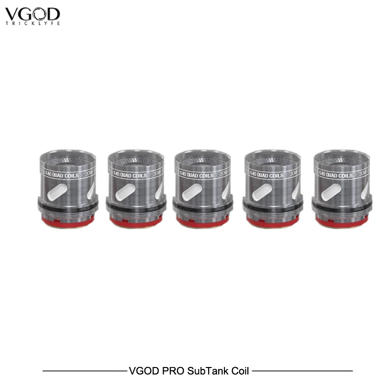 5 шт./лот оригинальная катушка VGOD Pro Subtank 0 2/0.4ohm сопротивление Subohm головка бака для