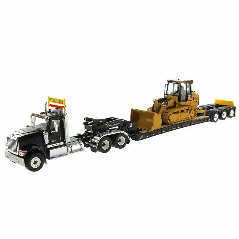 1:50 Международный HX520 XL 120 HDG LOWBOY трейлер CAT 963 K литья под давлением мастер 85599|diecast