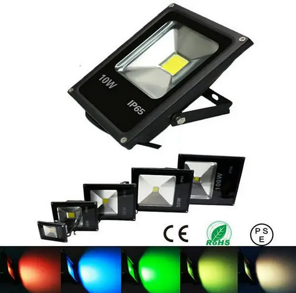 Наружное освещение 10 Вт 20 30 50 Светодиодный прожектор Прожектор RGB лампа