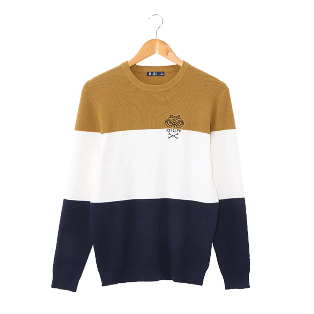 Мужской трикотажный пуловер Vomint базовая Молодежная рубашка в стиле преппи