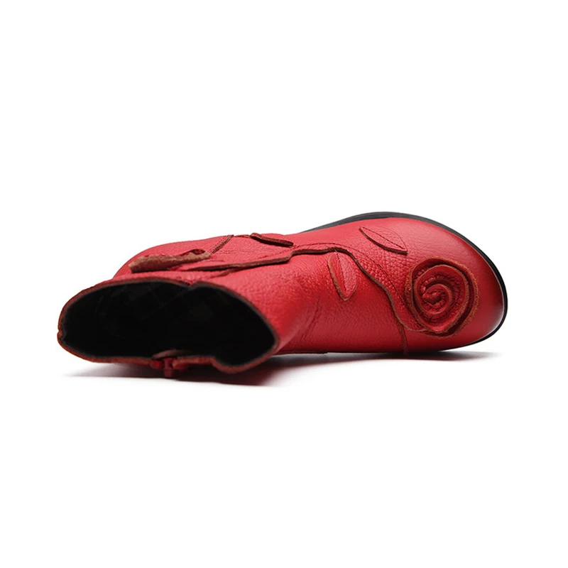 Женские ботильоны на толстом каблуке с молнией сбоку Осень-зима Size35-42NEW | Обувь