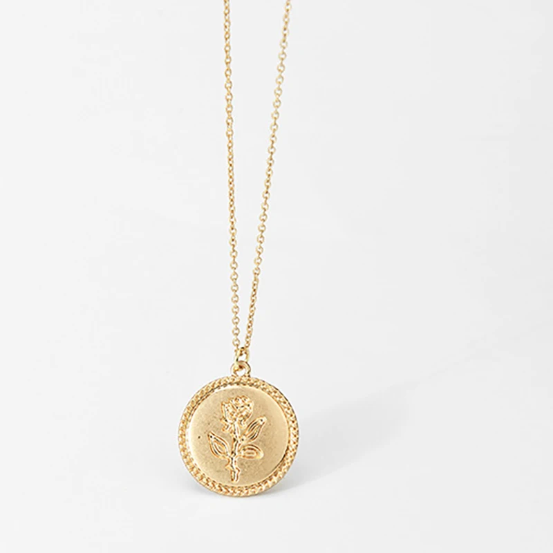 Lekong Coin necklace модный винтажный женский подарок Вечерние | Украшения и аксессуары