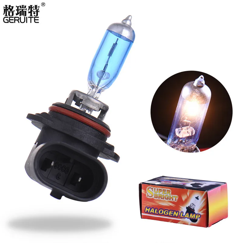 GERUITE 2шт 9006 55 Вт HID галогенные лампы супер белые противотуманные фары для