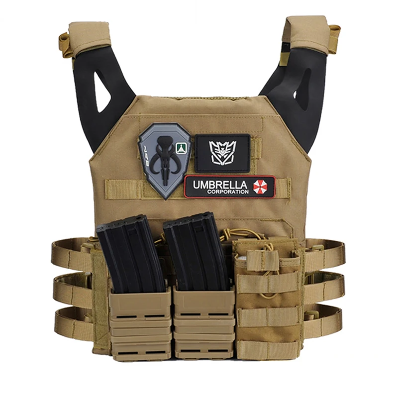 Light Weight Tactical Vest Amphibious Battle Military Molle Waistcoat Combat Assault Plate Carrier Hunting Protection | Безопасность и