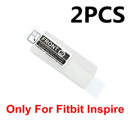 Yuedaer силиконовый браслет ремешок для Fitbit Inspire/Inspire HR Band трекер для активности замена Смарт-Аксессуары - Цвет: Only Screen Films