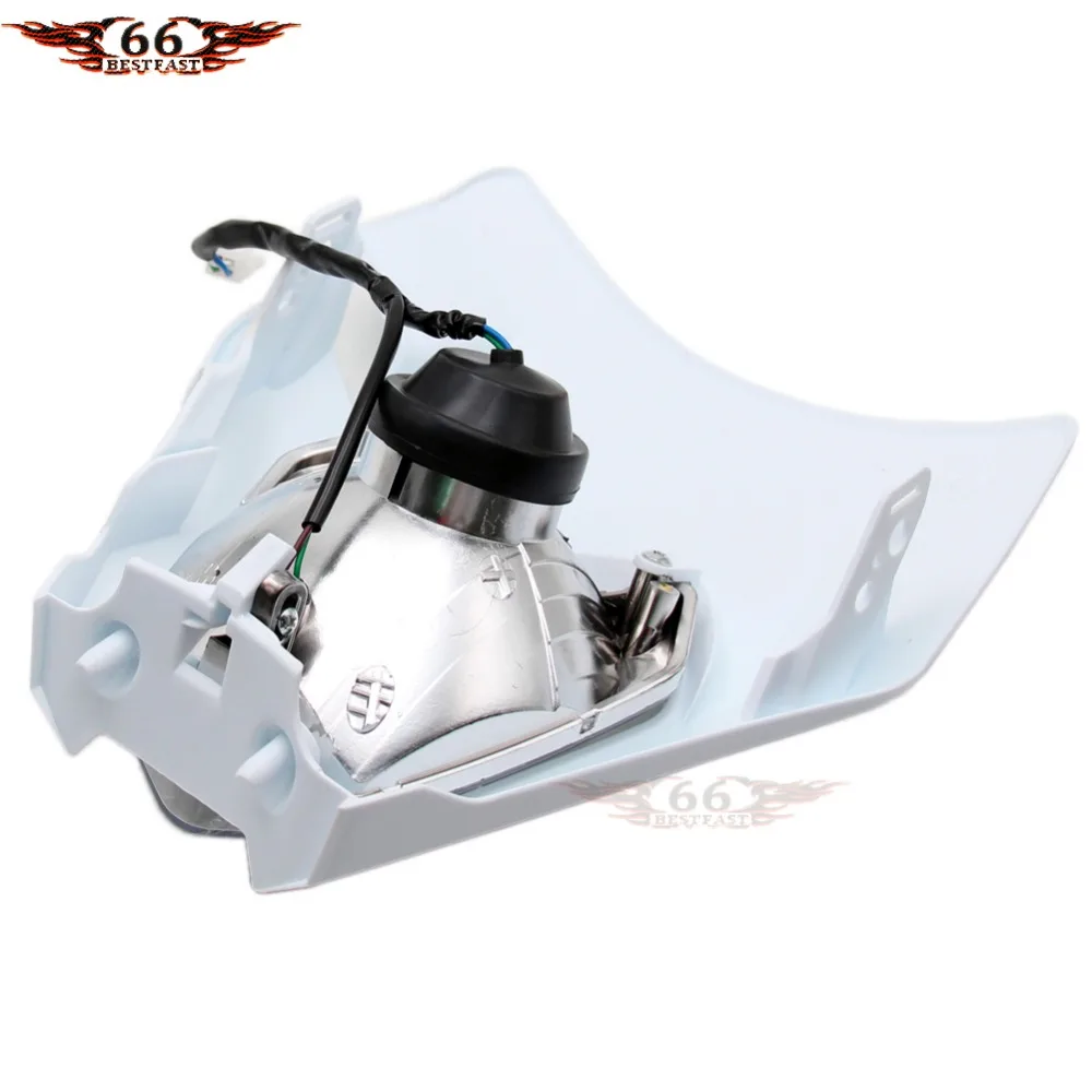 Белый Универсальный налобный фонарь для SX EXC XCF SXF XCW SMR Motocross Enduro внедорожный