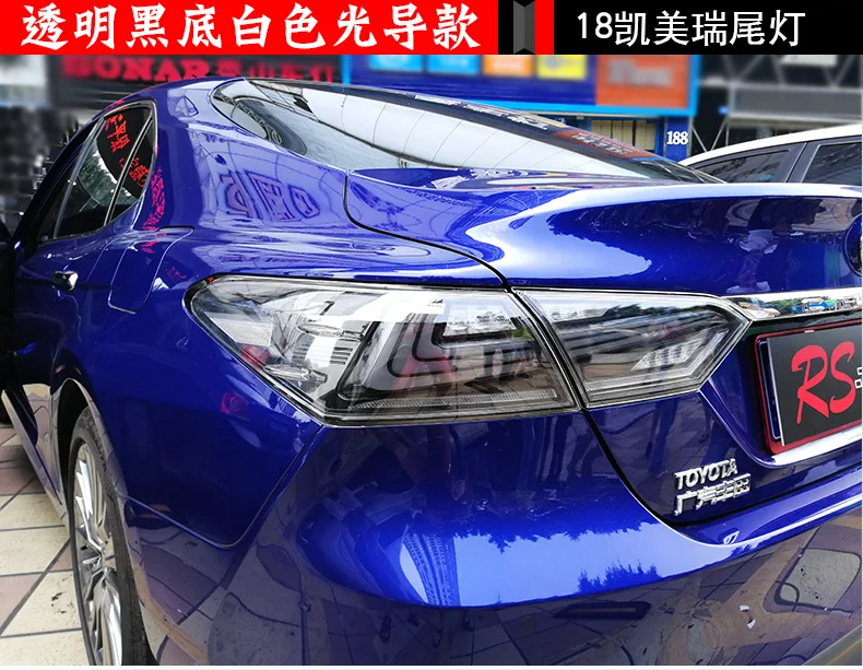 Автомобильный Стайлинг для Toyota Camry задние фонари Camry светодиодный задний фонарь DRL+ Динамический сигнал поворота+ тормоз+ задний фонарь заднего хода 4 шт