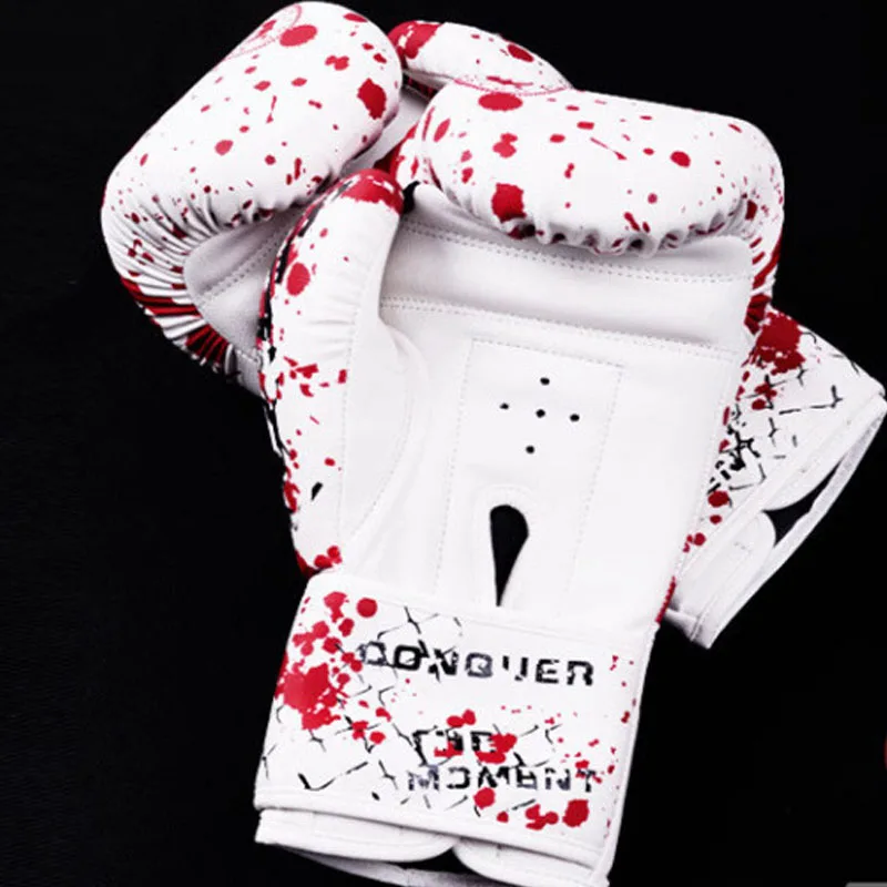 Муай Тай тренировочные перчатки мужские 10 унций ПУ Боксерские Санда кунгфу ушу