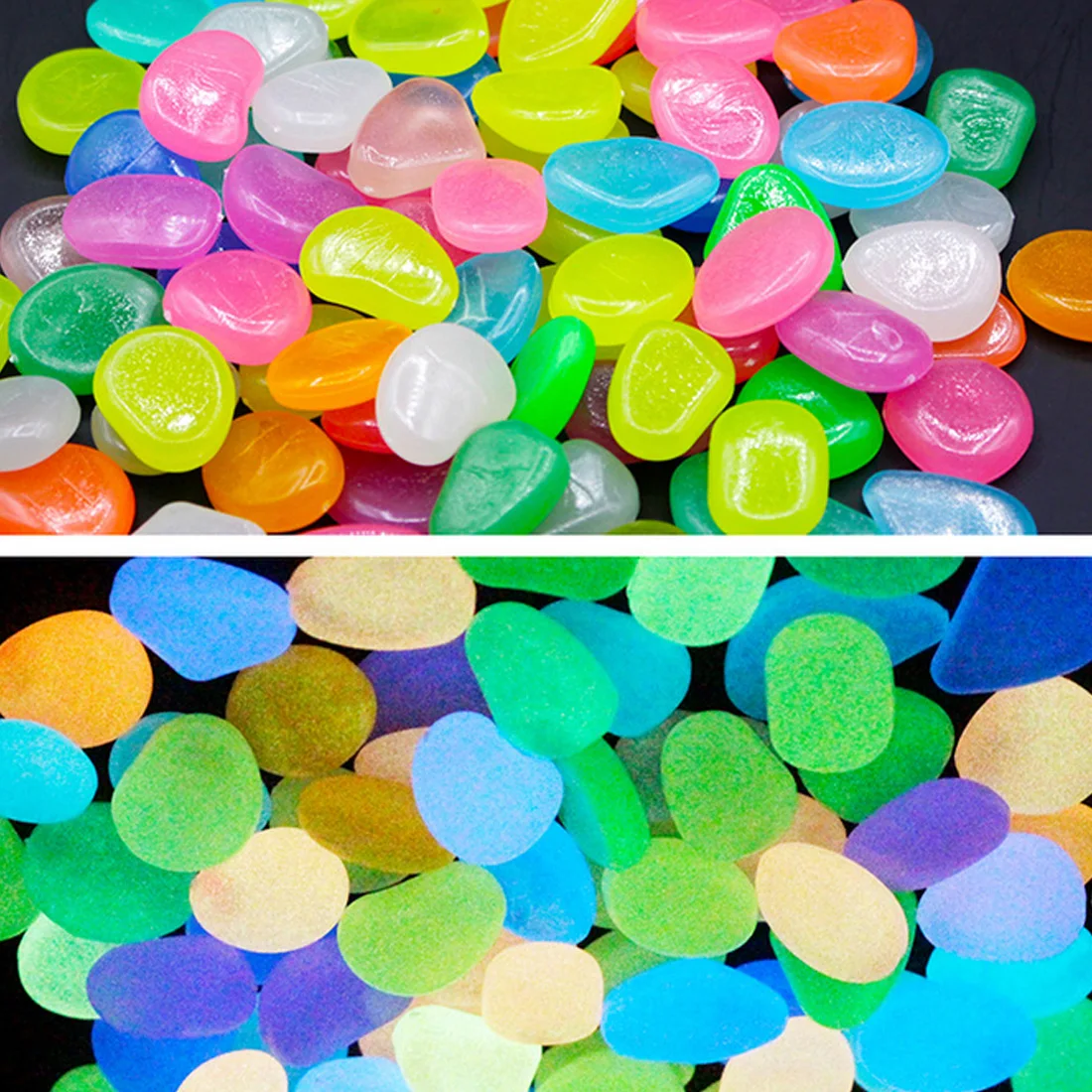 10 шт. искусственный камень дорожка аквариум Декор светится в темноте