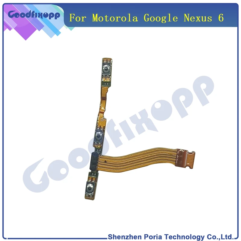 100% Новый оригинальный кабель для Motorola Moto Google 6 Nexus XT1100 XT1103 кнопка включения и