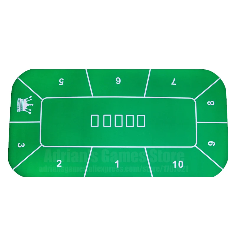 Продажа только в России 2.4кг 180*90см 10 игроки покер скатерть Poker Table Cloth покерный