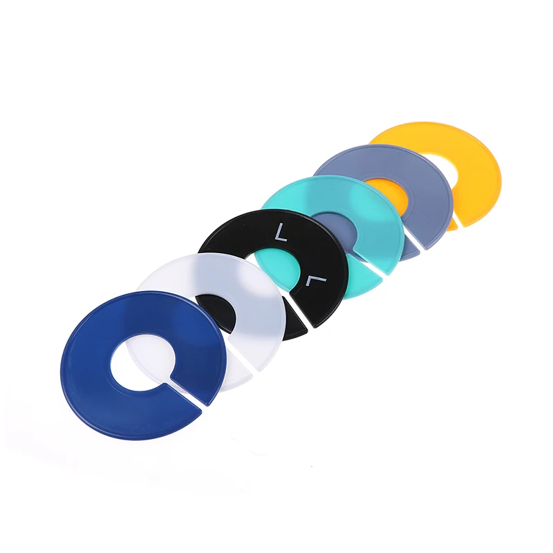 5 пустых пластиковых колец для одежды разделители круглые квадратные трубки