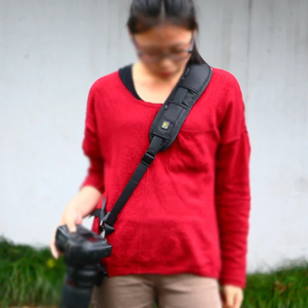 Снижение давления на одно плечо для камеры EDT Quick Rapid черный ремень SLR DSLR|strap for camera