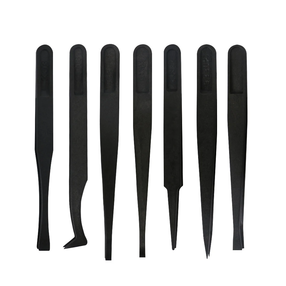 

7 in 1 Industrial Anti-static Tweezer Maintenance Tool Kit Car And Motorcycle tool For Mobile Phone Tablets Repair Tools Kit