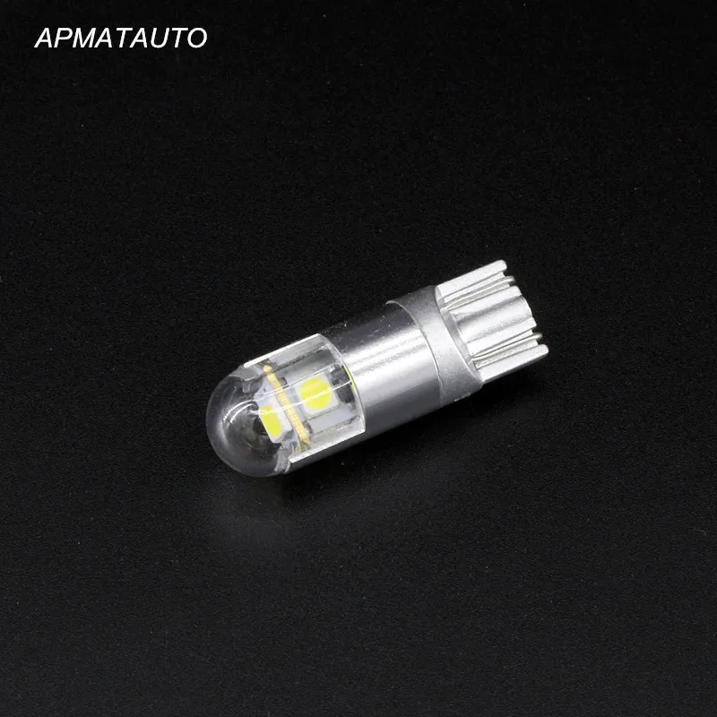 2 шт. светодиодные лампы T10 W5W 3 SMD для габаритных огней Samsung 12 В|smd w5w|smd t10smd samsung |